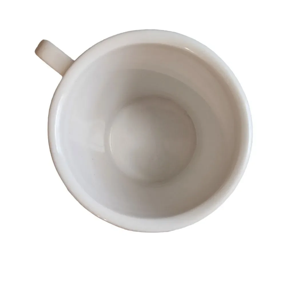 Anthropologie white mug